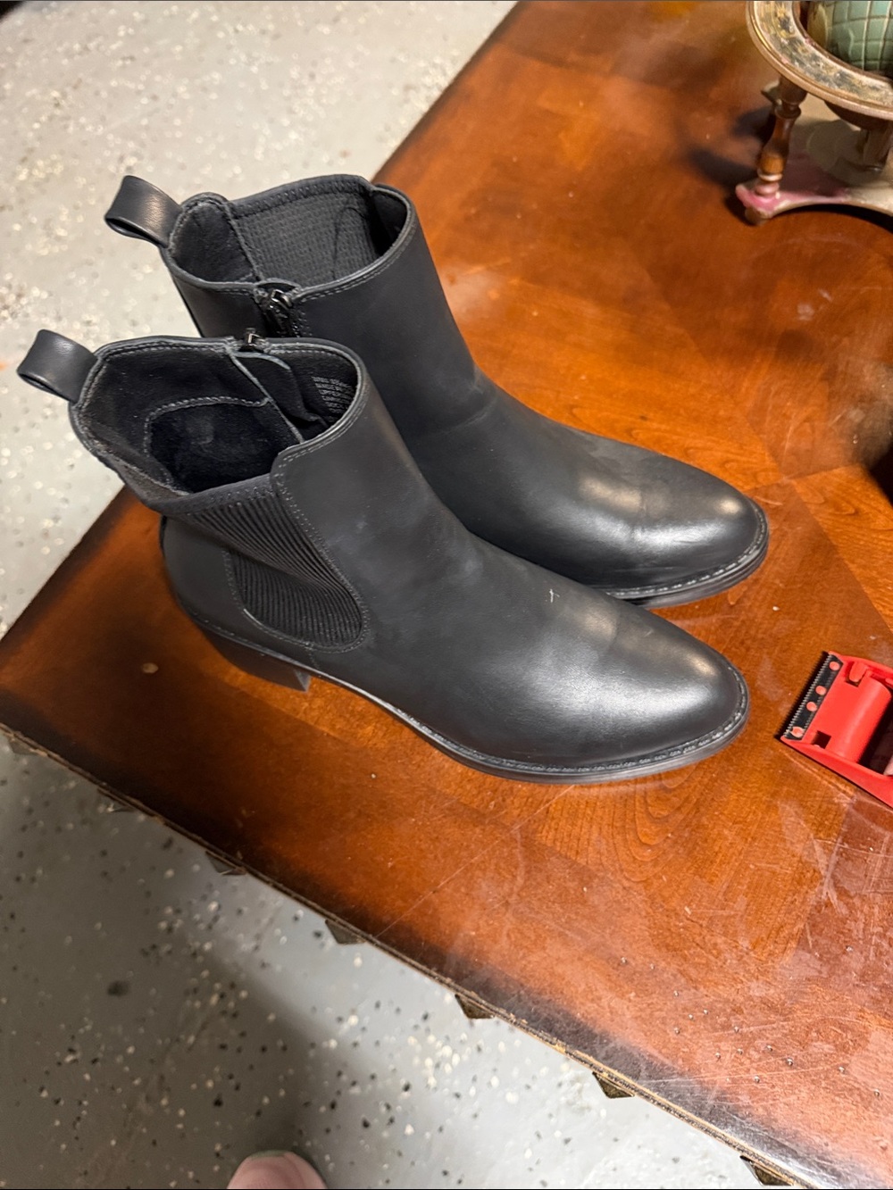 Women’s  Black Chelsea Ankle Boots